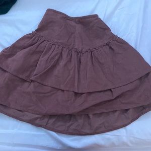 Brown skirt